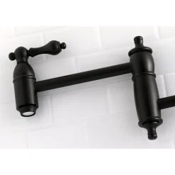 New Restoration Wall Mount Pot Filler Kitchen Faucet Wall Mounted Kitchen Faucets|Single Hole