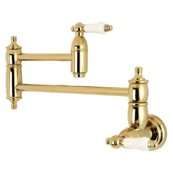 Clearance Restoration Wall Mount Single Hole Pot Filler Kitchen Faucet Wall Mounted Kitchen Faucets|Single Hole