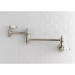 Clearance Restoration Wall Mount Single Hole Pot Filler Kitchen Faucet Wall Mounted Kitchen Faucets|Single Hole