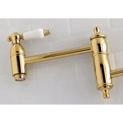 Clearance Restoration Wall Mount Single Hole Pot Filler Kitchen Faucet Wall Mounted Kitchen Faucets|Single Hole