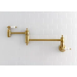 Clearance Restoration Wall Mount Single Hole Pot Filler Kitchen Faucet Wall Mounted Kitchen Faucets|Single Hole