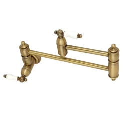 Clearance Restoration Wall Mount Single Hole Pot Filler Kitchen Faucet Wall Mounted Kitchen Faucets|Single Hole