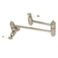 Clearance Restoration Wall Mount Single Hole Pot Filler Kitchen Faucet Wall Mounted Kitchen Faucets|Single Hole