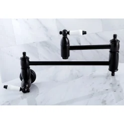 Clearance Restoration Wall Mount Single Hole Pot Filler Kitchen Faucet Wall Mounted Kitchen Faucets|Single Hole