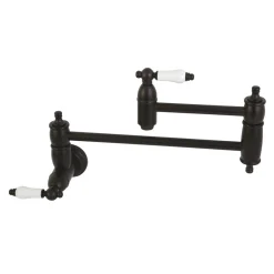 Clearance Restoration Wall Mount Single Hole Pot Filler Kitchen Faucet Wall Mounted Kitchen Faucets|Single Hole