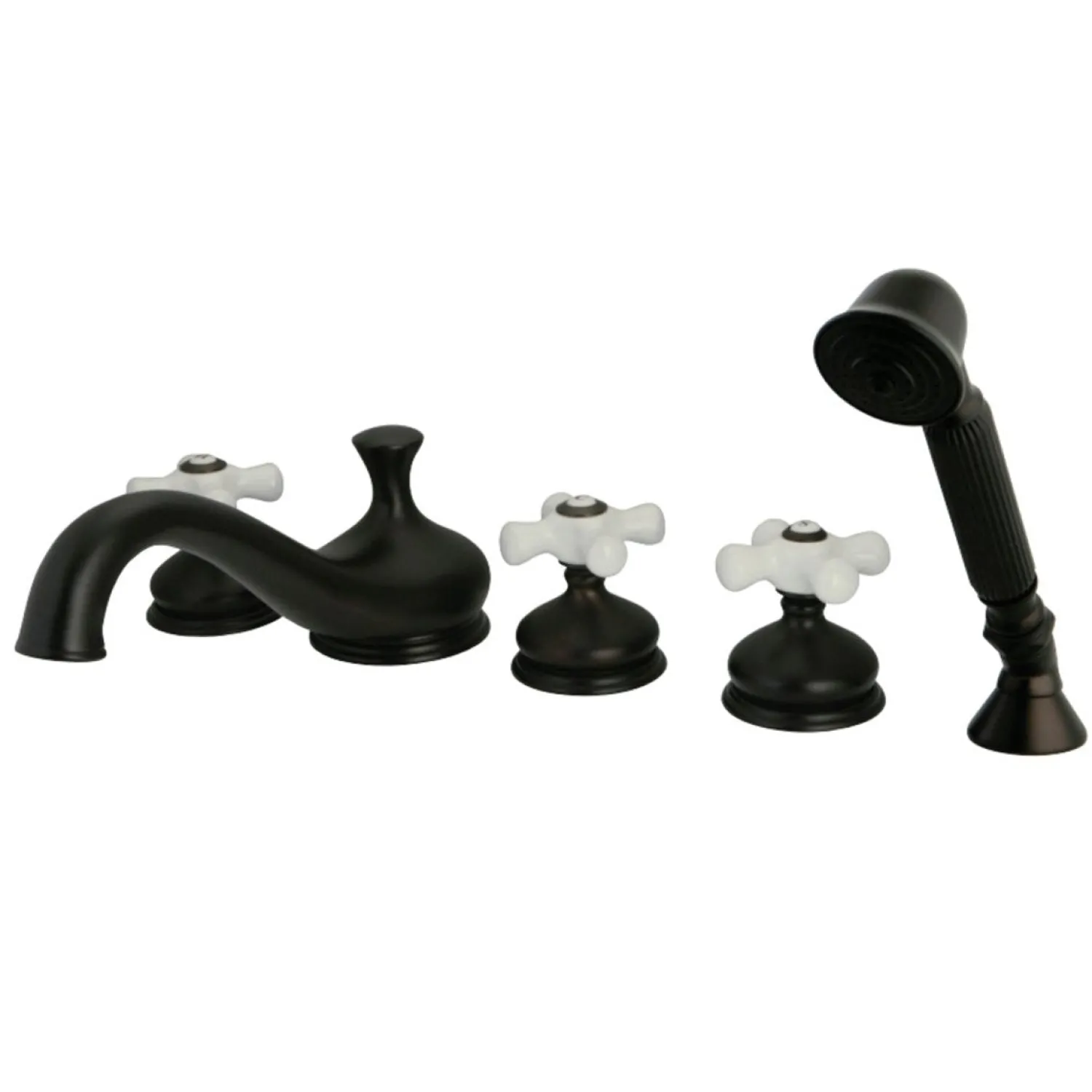 Hot Roman 3-Cross Handles Tub Faucet Tub Faucets