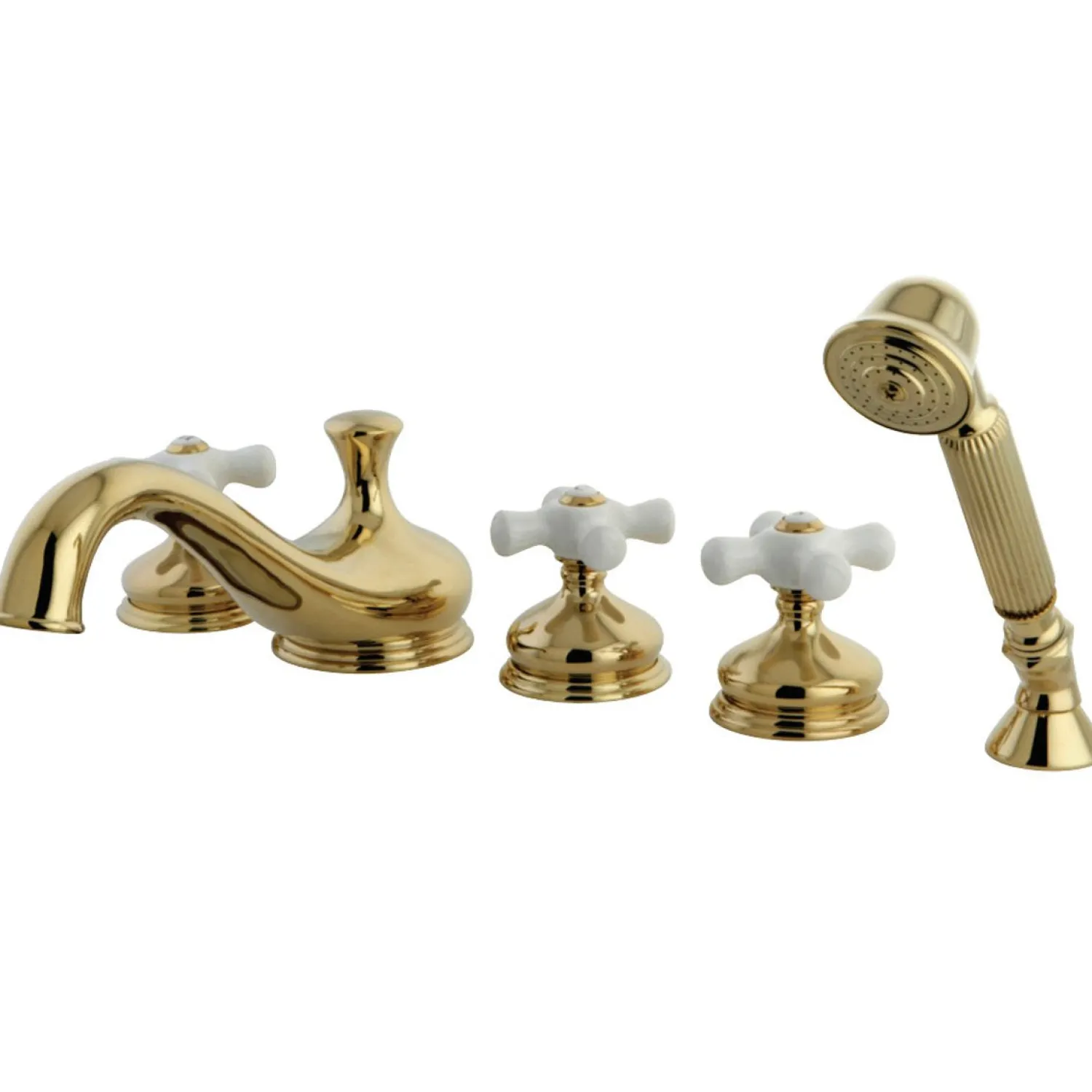 Hot Roman 3-Cross Handles Tub Faucet Tub Faucets