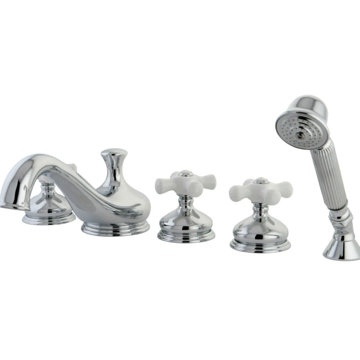 Hot Roman 3-Cross Handles Tub Faucet Tub Faucets