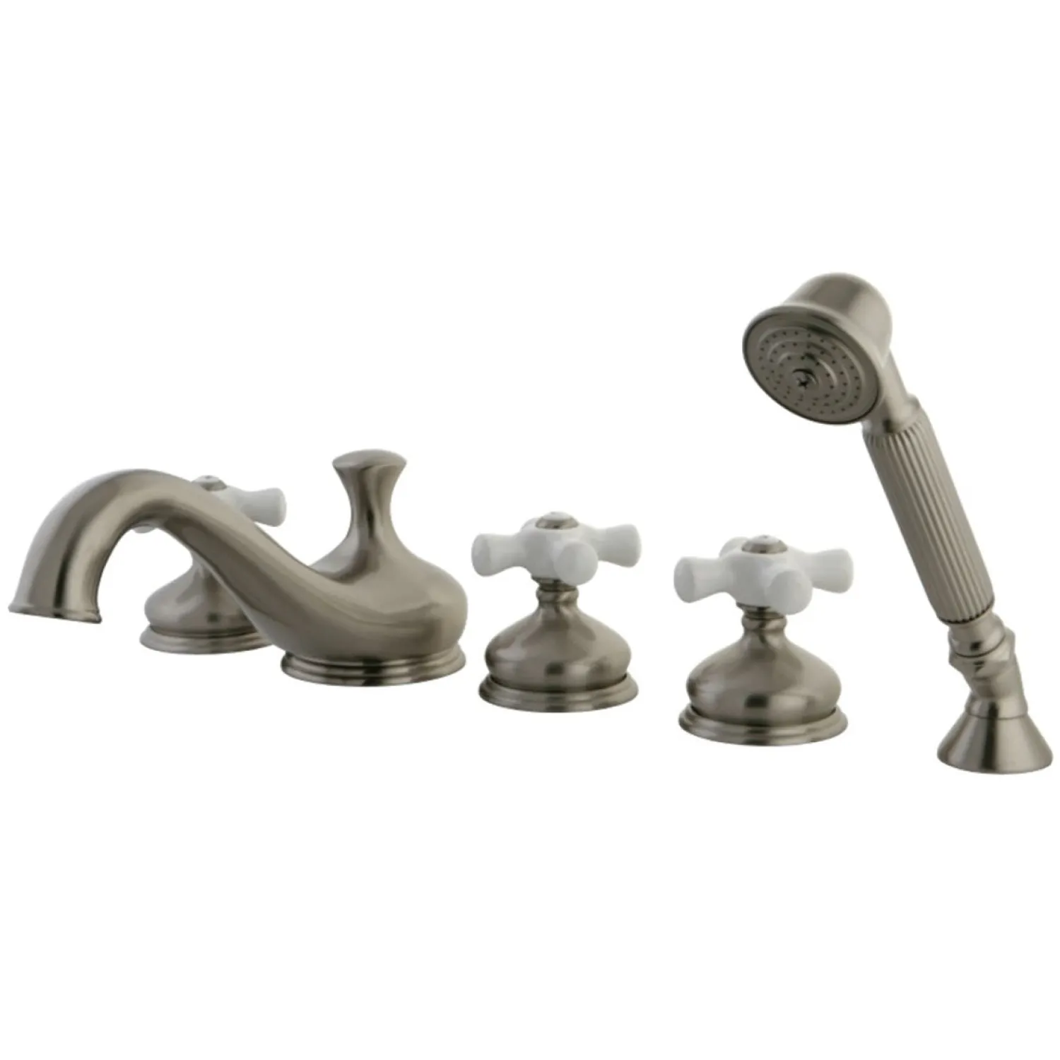 Hot Roman 3-Cross Handles Tub Faucet Tub Faucets