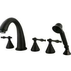 Best Roman Lever Handles Tub Faucet with Hand Shower Tub Faucets