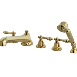 Hot Roman Tub Filler with Hand Shower Tub & Shower Sets|Tub Faucets