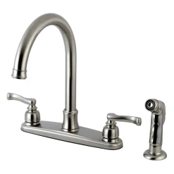 Outlet Royale Centerset Kitchen Faucet Faucets With Side Spray