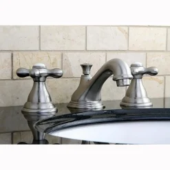 Discount Royale Classic Two Handle 8" to 16" Widespread Lavatory Faucet with Brass Pop-up 8" Widespread
