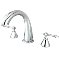 Clearance Royale Contemporary Two Handle Roman Tub Filler Tub Faucets