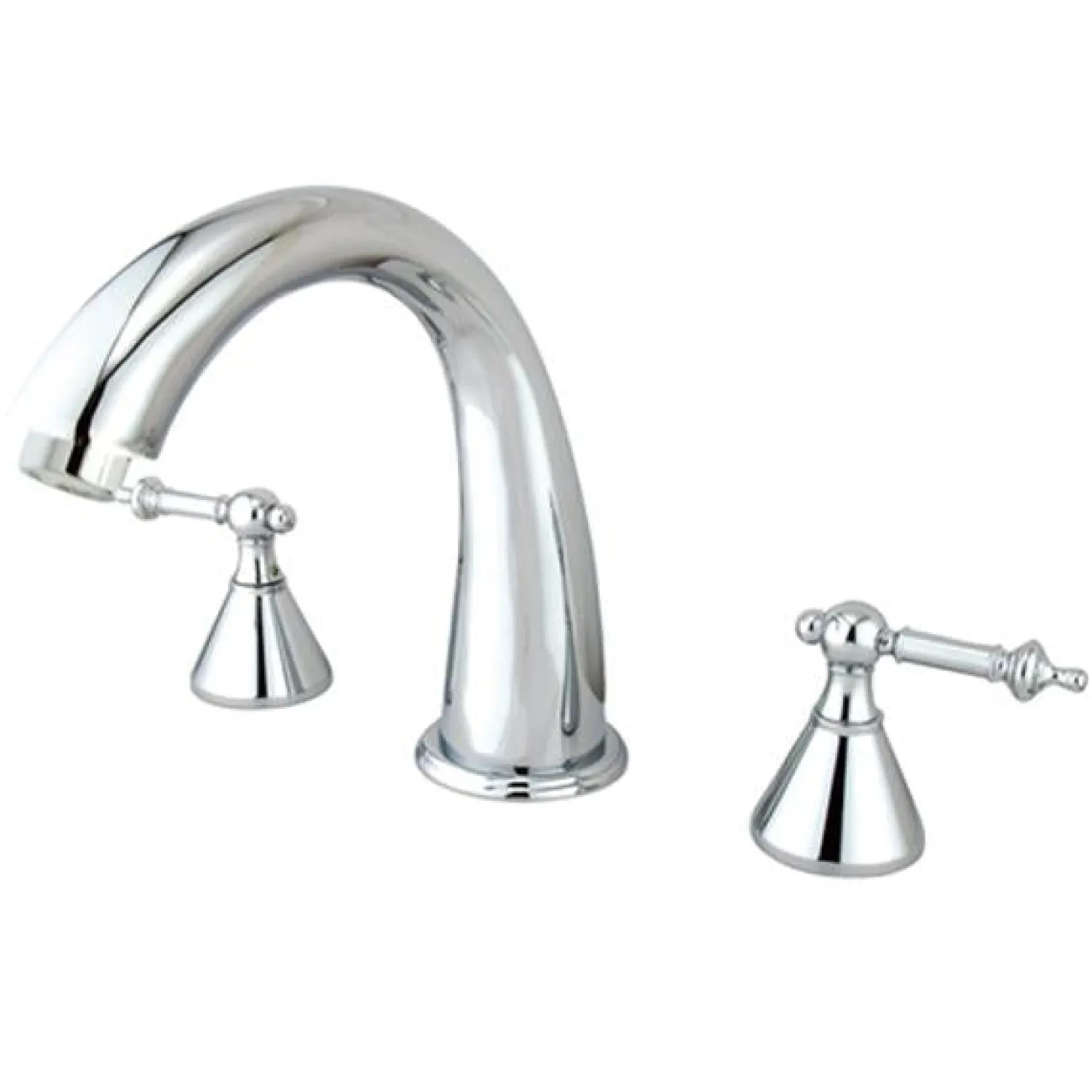 Clearance Royale Contemporary Two Handle Roman Tub Filler Tub Faucets