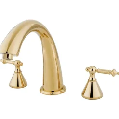 Clearance Royale Contemporary Two Handle Roman Tub Filler Tub Faucets