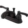 New Royale Deck Mount 4" Centerset Bathroom Faucet 4" Center Set