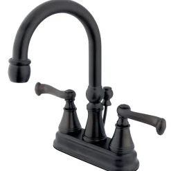 Clearance Royale 2-Handle 4-Inch Centerset Deck Mount Bathroom Faucet 4