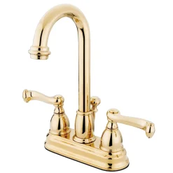 Hot Royale 4-Inch Centerset Deck Mount Bathroom Faucet 4" Center Set
