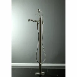 Discount Royale Single Handle Freestanding Roman Tub Faucet with Hand Shower Free Standing Tub Fillers|Tub Faucets