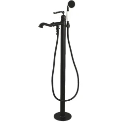 Discount Royale Single Handle Freestanding Roman Tub Faucet with Hand Shower Free Standing Tub Fillers|Tub Faucets