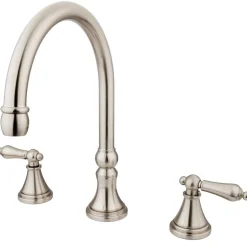 Discount Royale Solid Brass Two Handle Roman Tub Filler Tub Faucets