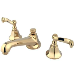 Outlet Royale 8" to 16" Widespread Two Handle Lavatory Faucet with Brass Pop-up 8" Widespread