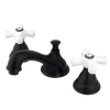 Sale Royale Two Handle 8" to 16" Widespread Solid Brass Lavatory Faucet with Brass Pop-up 8" Widespread