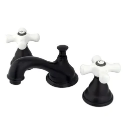 Sale Royale Two Handle 8" to 16" Widespread Solid Brass Lavatory Faucet with Brass Pop-up 8" Widespread