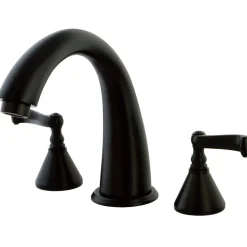 Best Royale Two Handle Solid Brass 8" to 16" Widespread Roman Tub Filler Tub Faucets