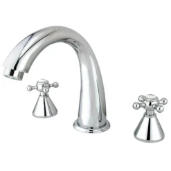 Online Royale Two Handle 8" to 16" Widespread Solid Brass Roman Tub Filler Tub Faucets