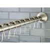 Clearance SCC271X-P Adjustable Shower Rod and Shower Ring Set Shower Curtain Rods