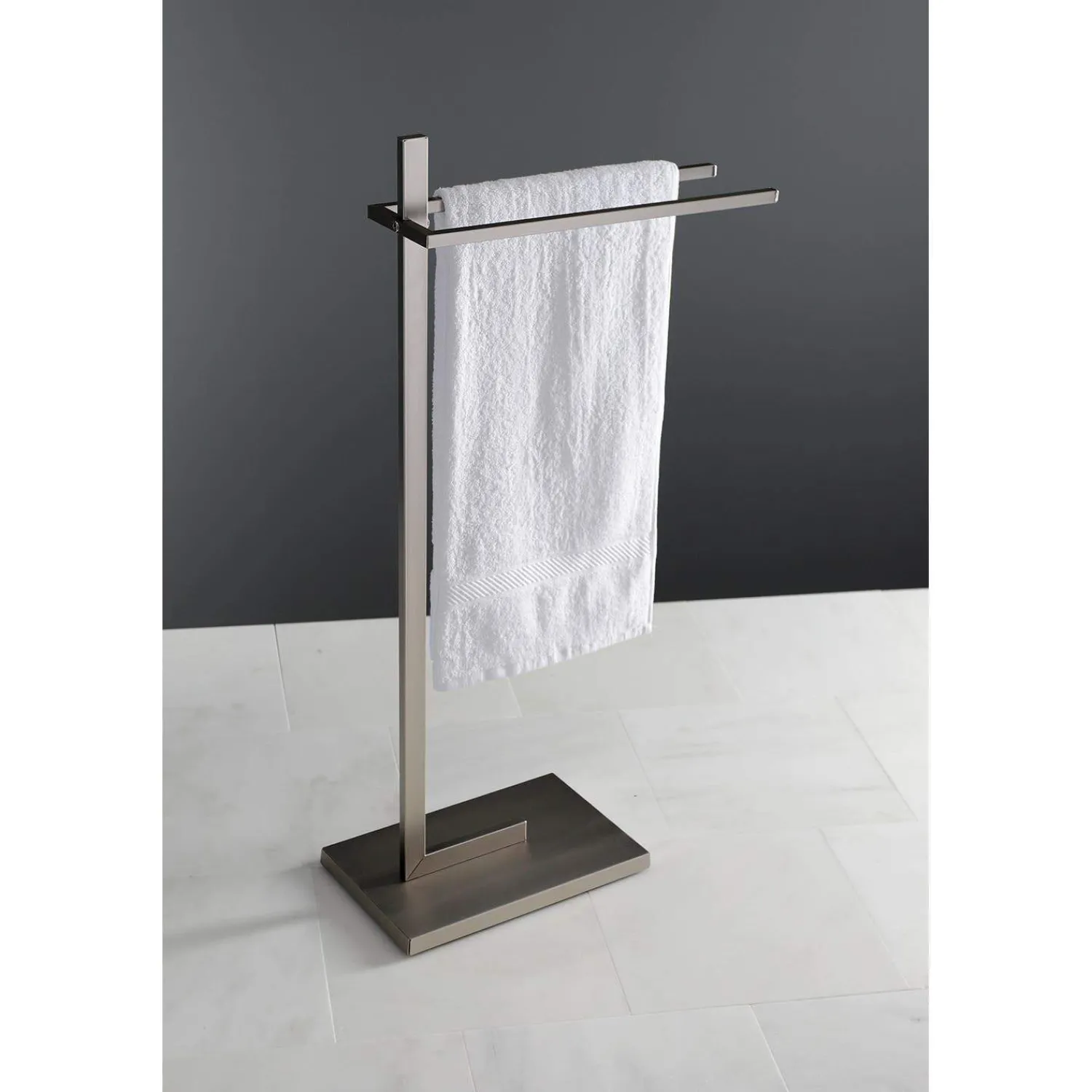 Clearance SCC860X-P Edenscape Pedestal Dual Towel Rack Free-Standing Towel Racks