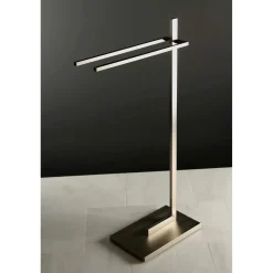 Clearance SCC860X-P Edenscape Pedestal Dual Towel Rack Free-Standing Towel Racks