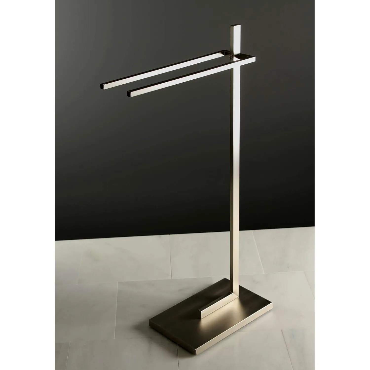 Clearance SCC860X-P Edenscape Pedestal Dual Towel Rack Free-Standing Towel Racks