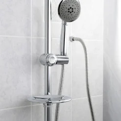 Discount 5 Setting Hand Shower with Hose and Slide Bar Kit Handheld Shower Heads|Shower Sets