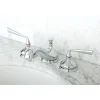 Outlet Silver Sage Classic Two Handle 8" to 16" Widespread Lavatory Faucet with Brass Pop-up 8" Widespread