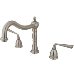 Clearance Silver Sage Classic Two Handle Roman Tub Filler Tub Faucets