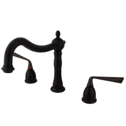 Clearance Silver Sage Classic Two Handle Roman Tub Filler Tub Faucets