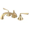 Online Silver Sage Roman Tub Filler with Two Handle Tub Faucets