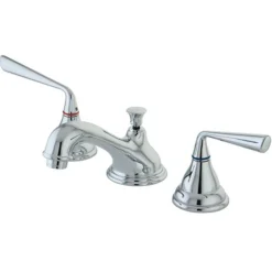 Best Silver Sage Two Handle 8" to 16" Widespread Lavatory Faucet with Brass Pop-up 8" Widespread