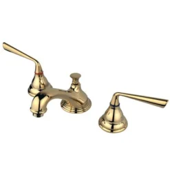 Best Silver Sage Two Handle 8" to 16" Widespread Lavatory Faucet with Brass Pop-up 8" Widespread
