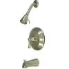 Best Single Handle Tub and Shower Faucet in Satin Nickel Tub & Shower Sets