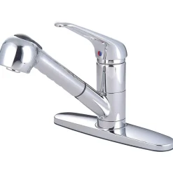 Outlet Single-Handle Pull-Out Kitchen Faucet Single Hole