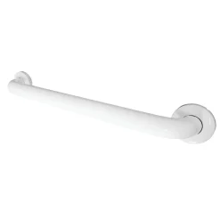Discount 24" Stainless Steel ADA Grab Bar in White Grab Bars