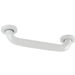 12" Stainless Steel ADA Grab Bar in White Grab Bars