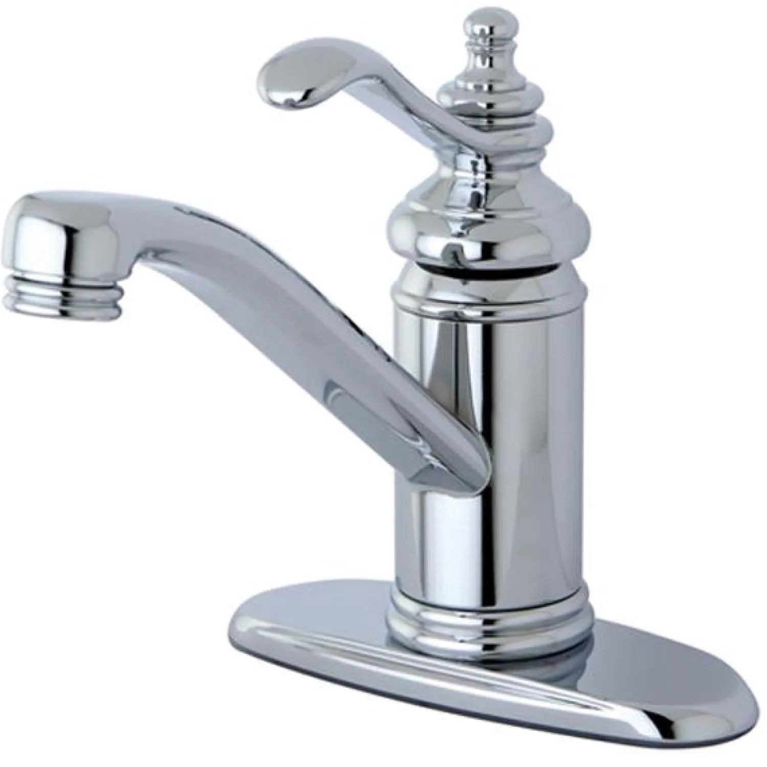 Online Templeton Single Handle 4" Centerset Lavatory Faucet with Push-Up and Optional Deck Plate 4" Center Set