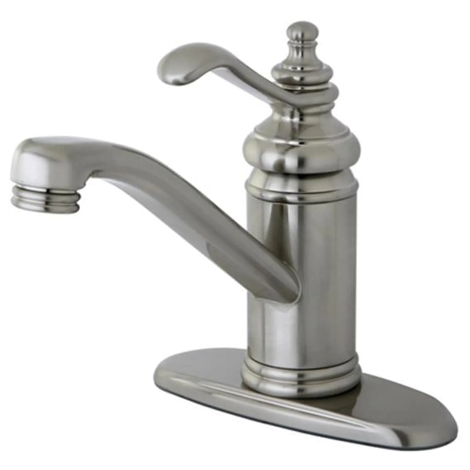 Online Templeton Single Handle 4" Centerset Lavatory Faucet with Push-Up and Optional Deck Plate 4" Center Set