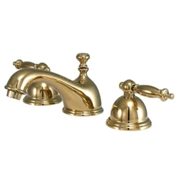Discount Templeton Two Handle 8" to 16" Widespread Lavatory Faucet with Brass Pop-up 8" Widespread