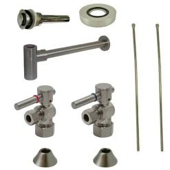 Hot Trimscape Contemporary Plumbing Sink Trim Kit with Bottle Trap for Vessel Sink without Overflow Hole P-Traps